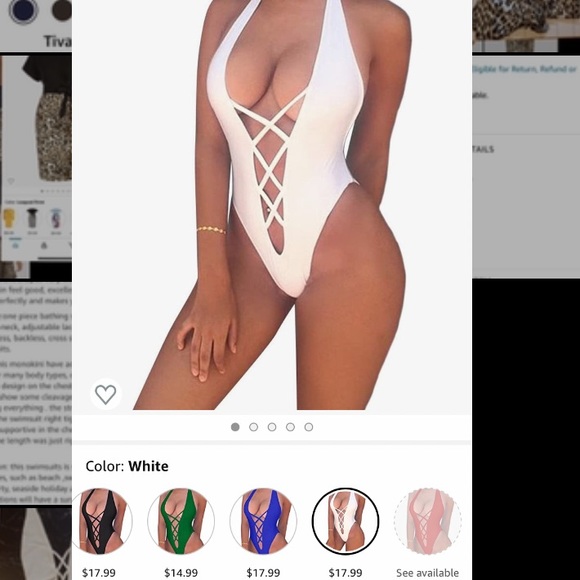 womens sexy one piece swimsuit - Picture 2 of 2